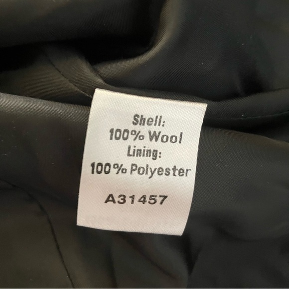 Appleseed’s Vintage Wool Blazer Buttonfront Houndstooth Jacket Classic Tailored - Picture 15 of 16